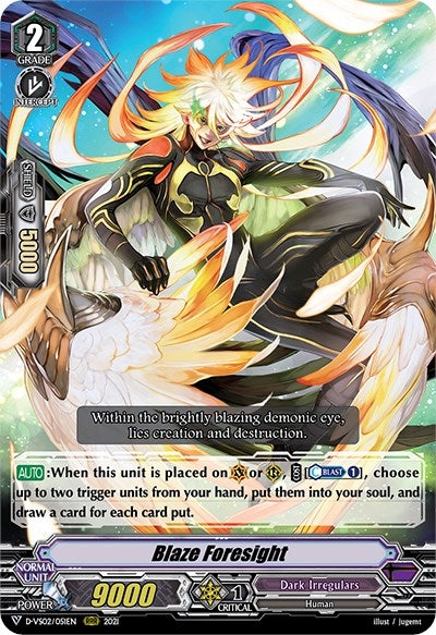 Blaze Foresight (2051) [D-VS02] - Cardfight Vanguard Single