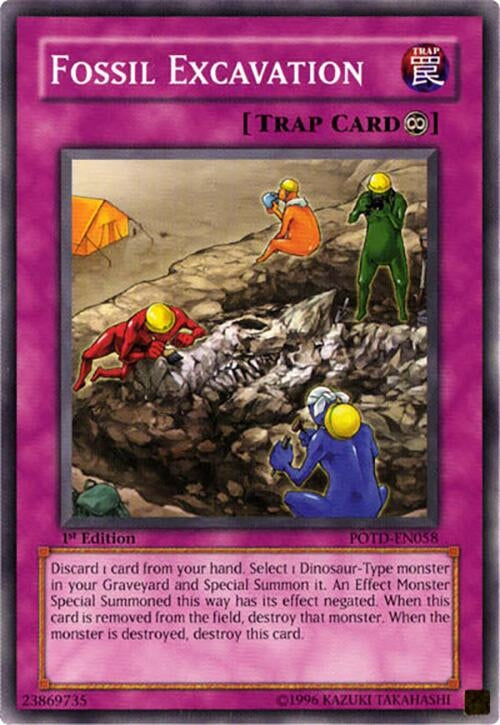 Fossil Excavation (58) - YuGiOh Single