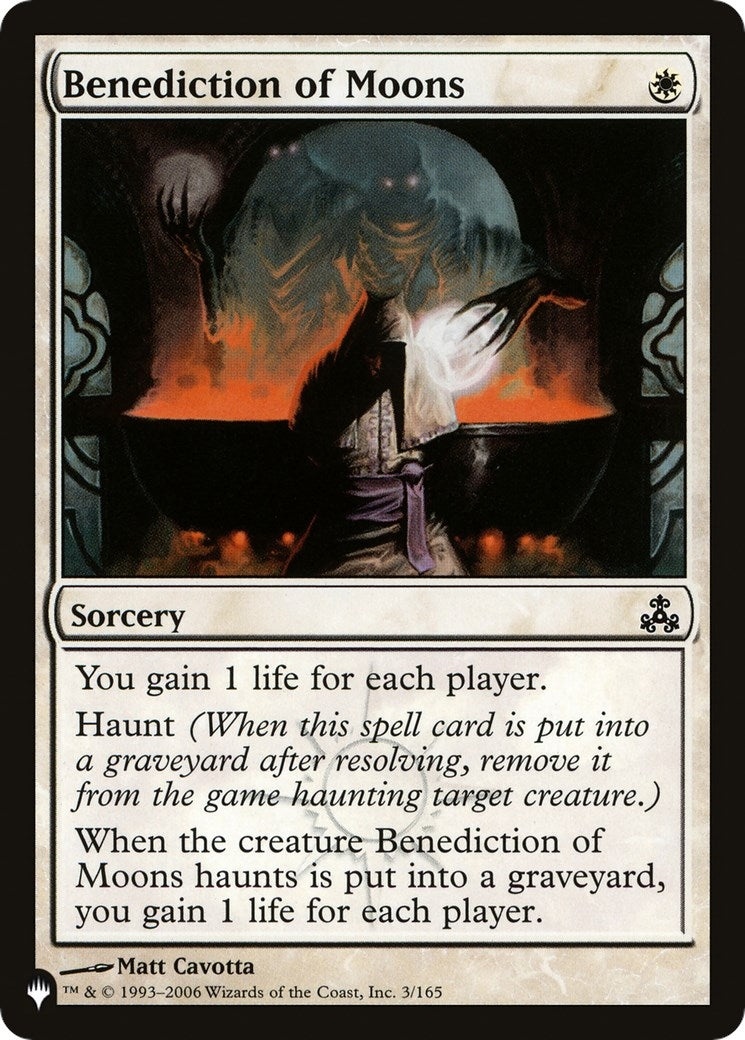 Benediction of Moons (3) [LIST] - MTG Single