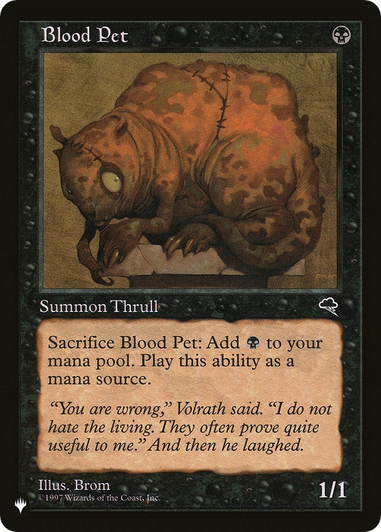 Blood Pet [LIST] - MTG Single