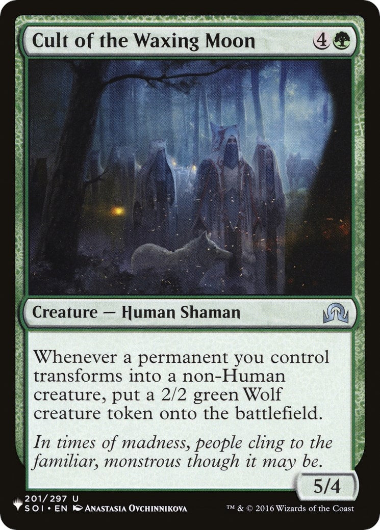 Cult of the Waxing Moon (201) [LIST] - MTG Single
