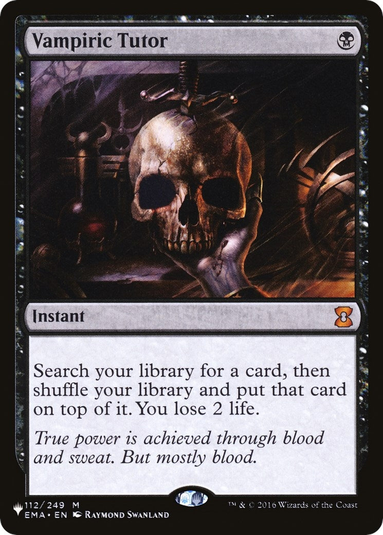 Vampiric Tutor (112) [LIST] - MTG Single
