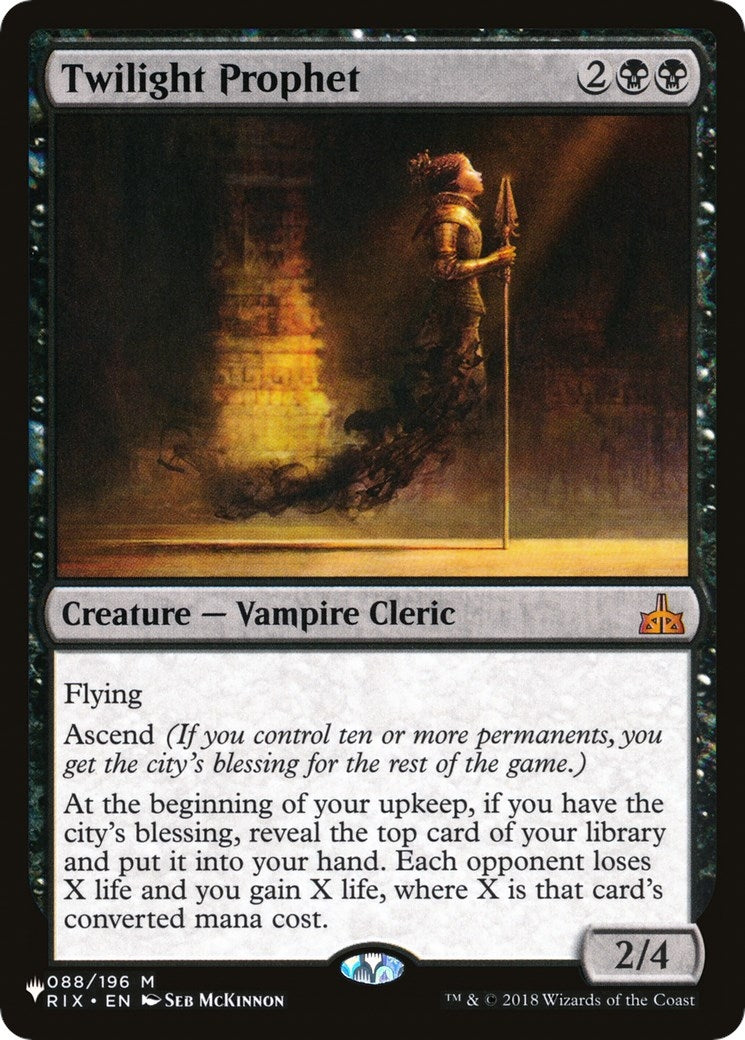 Twilight Prophet (88) [LIST] - MTG Single