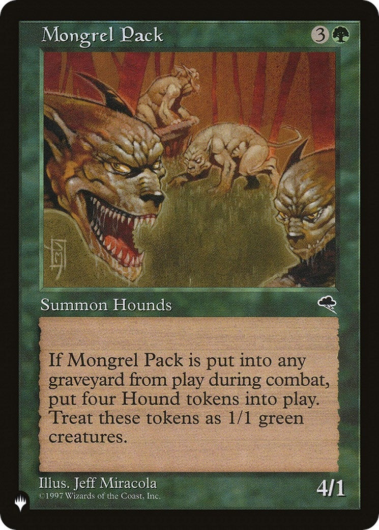 Mongrel Pack [LIST] - MTG Single