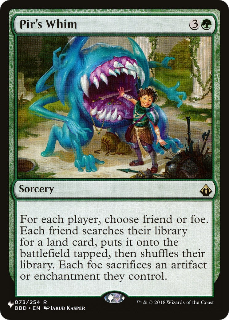 Pir’s Whim (73) [LIST] - MTG Single