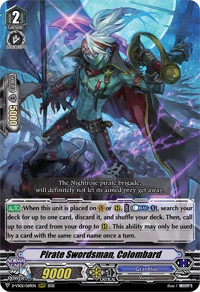 Pirate Swordsman Colombard (2069) [D-VS02] - Cardfight Vanguard Single