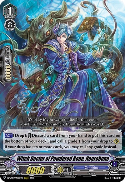 Witch Doctor of Powdered Bone Negrobone (2070) [D-VS02] - Cardfight Vanguard Single