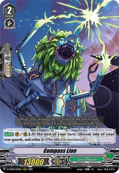 Compass Lion (2072) [D-VS02] - Cardfight Vanguard Single