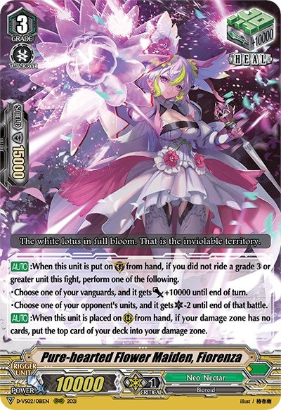 Pure-hearted Flower Maiden Fiorenza (2081) [D-VS02] - Cardfight Vanguard Single