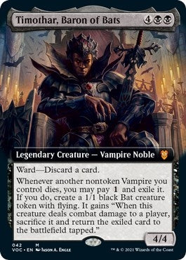 Timothar Baron of Bats (Extended Art) (42) [VOC] - MTG Single