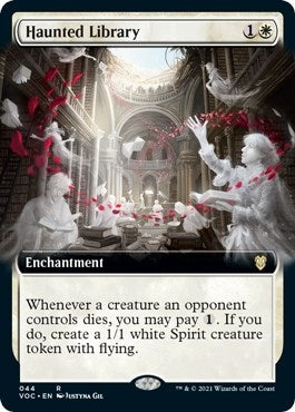 Haunted Library (Extended Art) (44) [VOC] - MTG Single