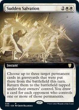 Sudden Salvation (Extended Art) (48) [VOC] - MTG Single