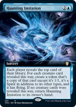 Haunting Imitation (Extended Art) (51) [VOC] - MTG Single