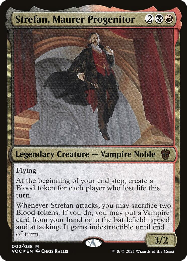 Strefan Maurer Progenitor (Display Commander) - Thick Stock (2) [VOC] - MTG Single
