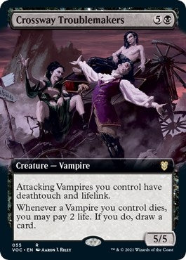 Crossway Troublemakers (Extended Art) (55) [VOC] - MTG Single