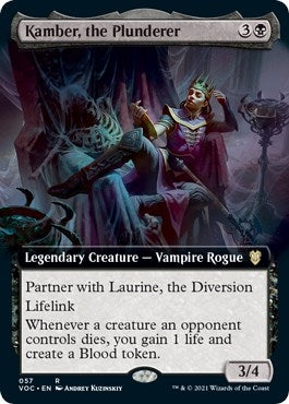 Kamber the Plunderer (Extended Art) (57) [VOC] - MTG Single