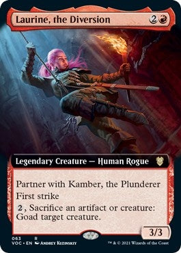 Laurine the Diversion (Extended Art) (63) [VOC] - MTG Single