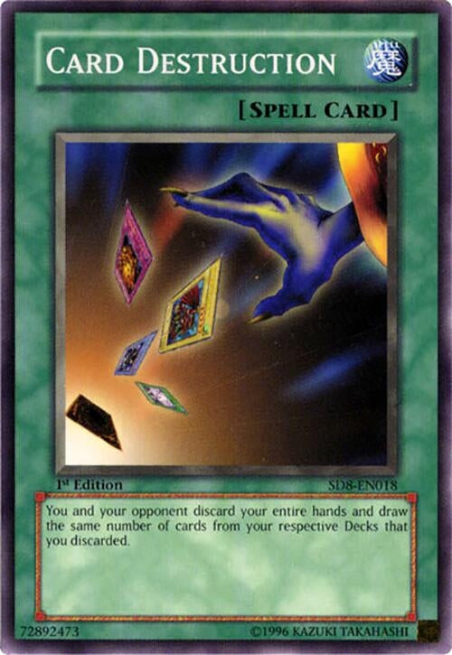 Card Destruction (8018) - YuGiOh Single