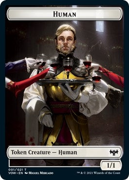 Human Token (001) (0) [VOW] - MTG Single