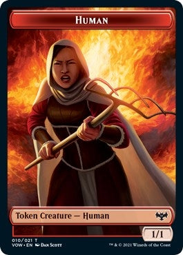 Human Token (010) (0) [VOW] - MTG Single