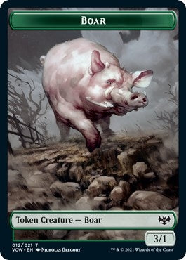 Boar Token (0) [VOW] - MTG Single