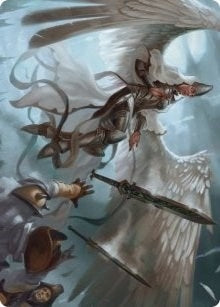 Angelic Quartermaster Art Card (5) [ASVOW] - MTG Single