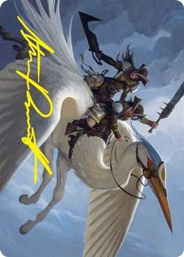 Gryffwing Cavalry Art Card (Gold-Stamped Signature) (11) [ASVOW] - MTG Single
