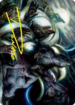 Lunar Rejection Art Card (Gold-Stamped Signature) (23) [ASVOW] - MTG Single