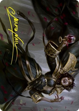 Bloodcrazed Socialite Art Card (Gold-Stamped Signature) (28) [ASVOW] - MTG Single