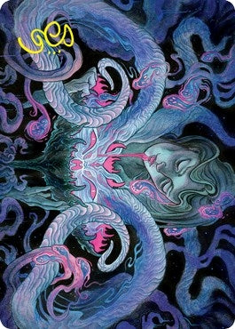 Demonic Bargain Art Card (Gold-Stamped Signature) (30) [ASVOW] - MTG Single