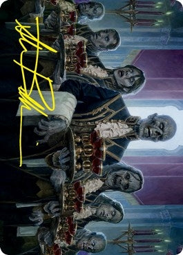 Dying to Serve Art Card (Gold-Stamped Signature) (32) [ASVOW] - MTG Single