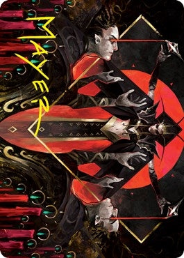 Gift of Fangs Art Card (Gold-Stamped Signature) (34) [ASVOW] - MTG Single