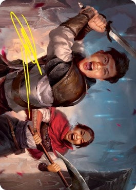 Daybreak Combatants Art Card (Gold-Stamped Signature) (42) [ASVOW] - MTG Single