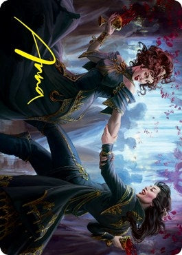 Falkenrath Celebrants (43/81) Art Card (Gold-Stamped Signature) (43) [ASVOW] - MTG Single