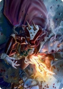 Flame-Blessed Bolt Art Card (44) [ASVOW] - MTG Single