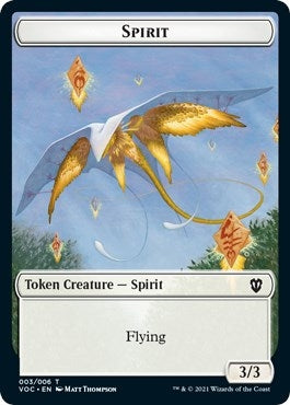 Spirit (003) // Thopter Double-sided Token (0) [VOC] - MTG Single