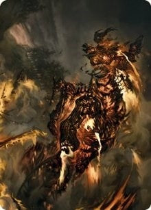 Pyre Spawn Art Card (48) [ASVOW] - MTG Single