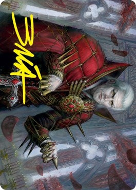 Edgar Charmed Groom (59/81) Art Card (Gold-Stamped Signature) (59) [ASVOW] - MTG Single