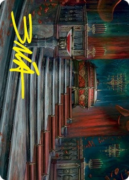 Edgar Markov’s Coffin Art Card (Gold-Stamped Signature) (60) [ASVOW] - MTG Single