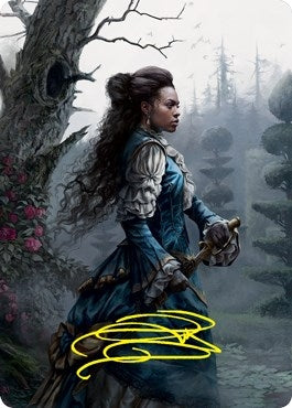 Mina Harker Art Card (Gold-Stamped Signature) (70) [ASVOW] - MTG Single