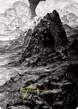 Mountain Art Card (Gold-Stamped Signature) (80) [ASVOW] - MTG Single