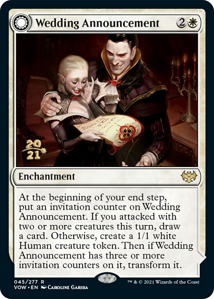 Wedding Announcement (45) [PRE] - MTG Single