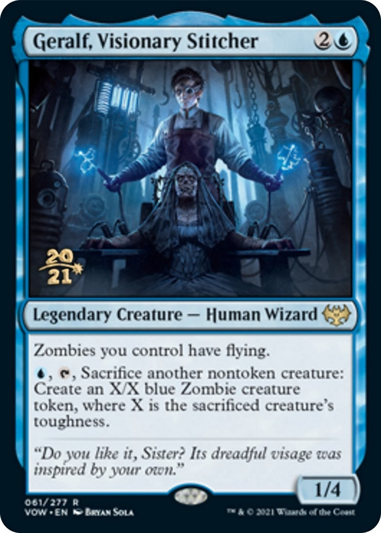 Geralf Visionary Stitcher (61) [PRE] - MTG Single