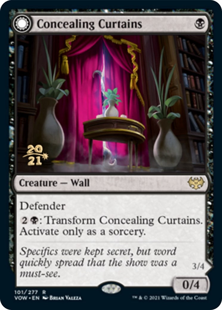 Concealing Curtains (101) [PRE] - MTG Single