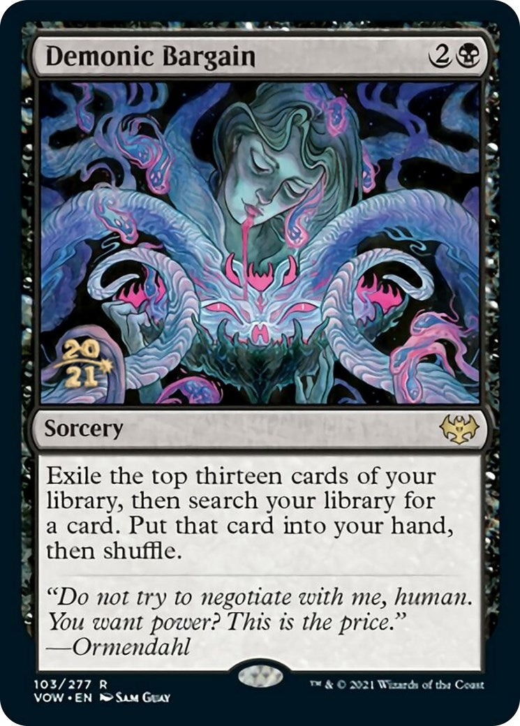 Demonic Bargain (103) [PRE] - MTG Single