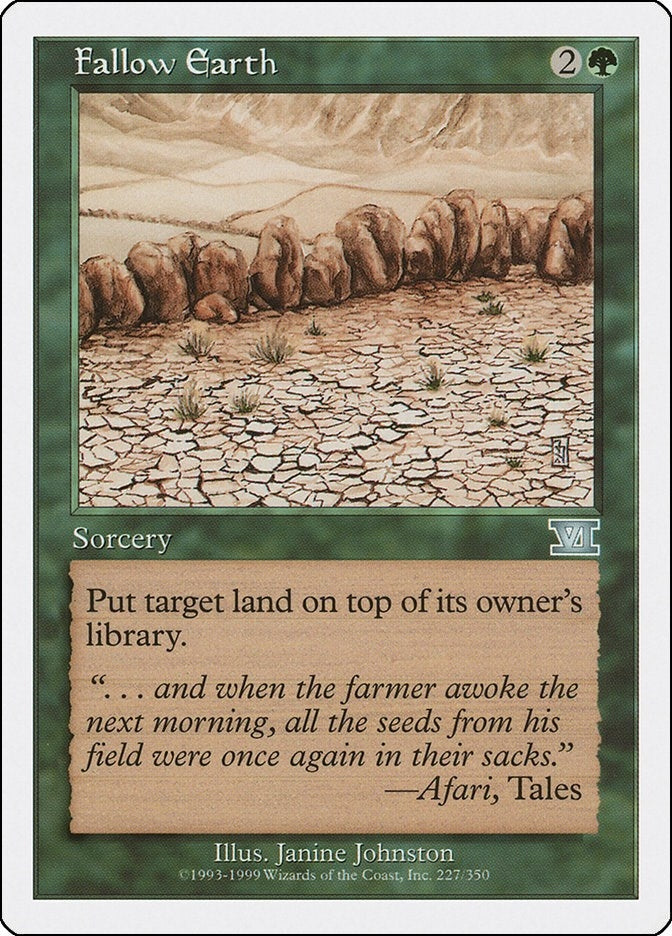 Fallow Earth (227) [6ED] - MTG Single