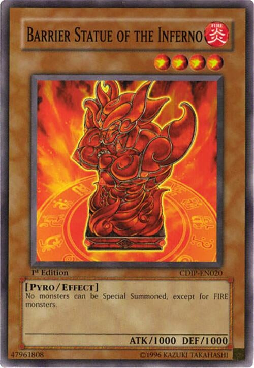 Barrier Statue of the Inferno (20) - YuGiOh Single