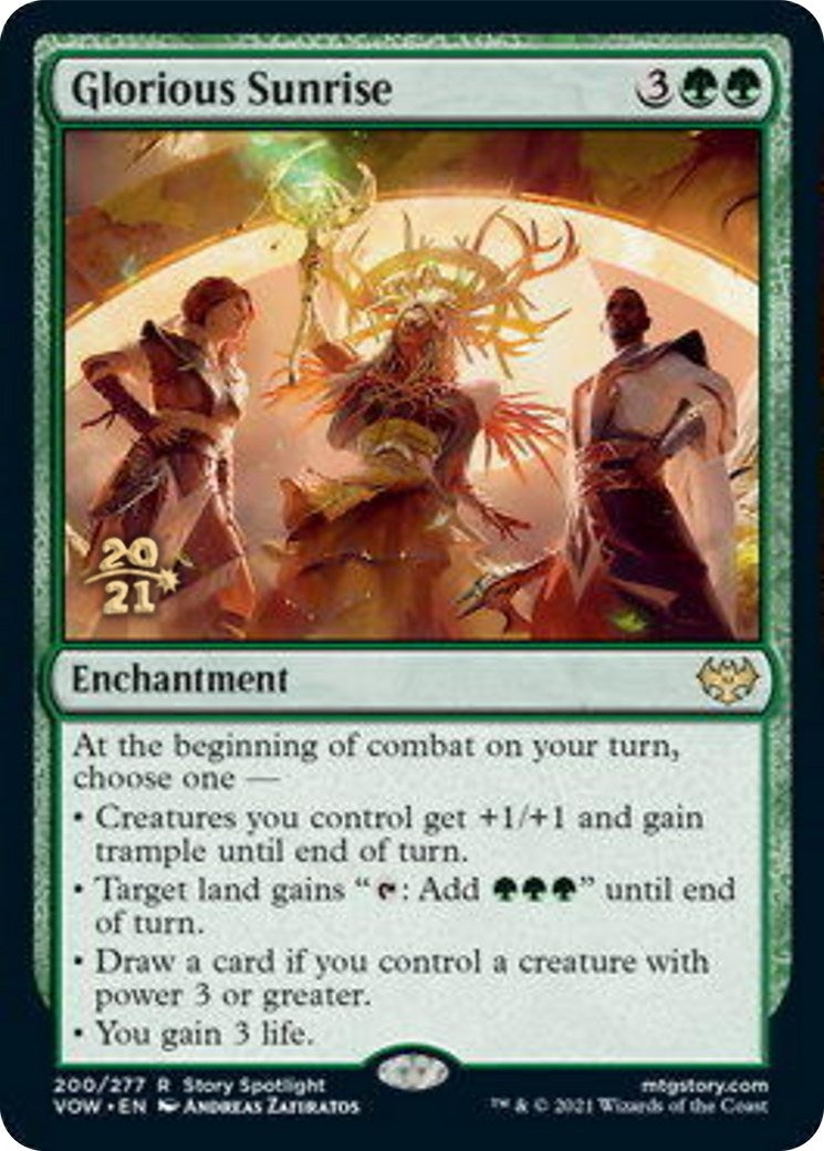 Glorious Sunrise (200) [PRE] - MTG Single