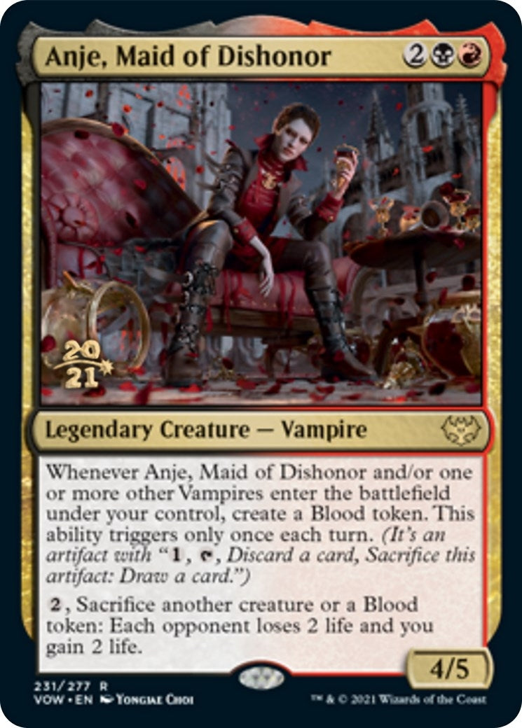 Anje Maid of Dishonor (231) [PRE] - MTG Single