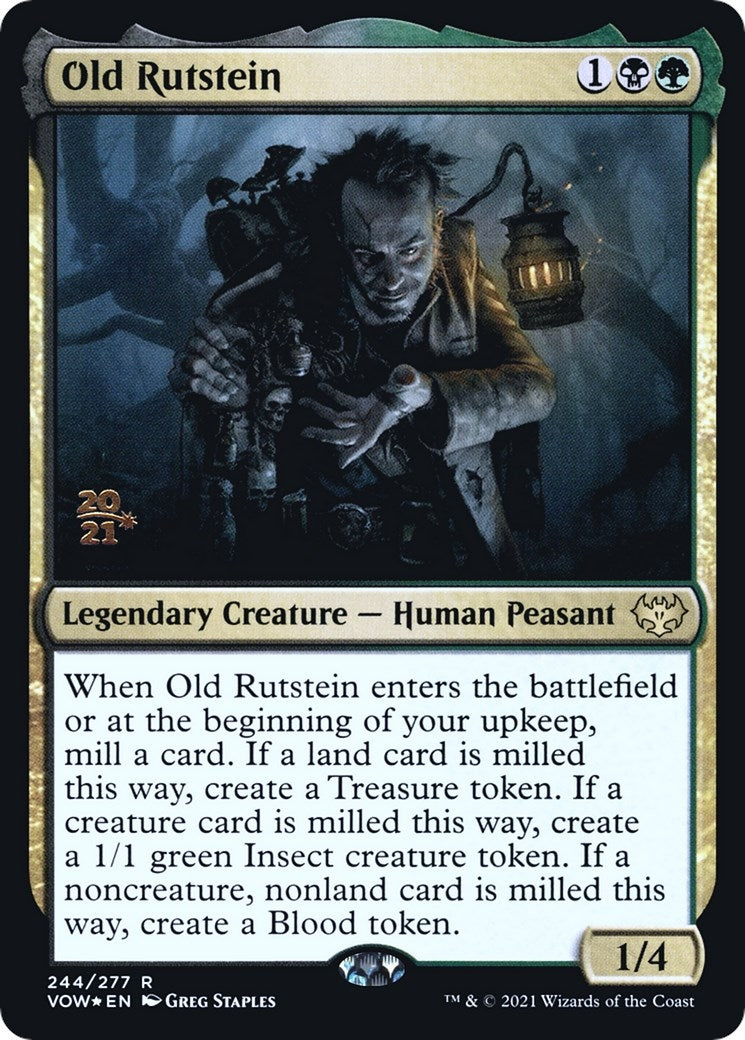 Old Rutstein (244) [PRE] - MTG Single